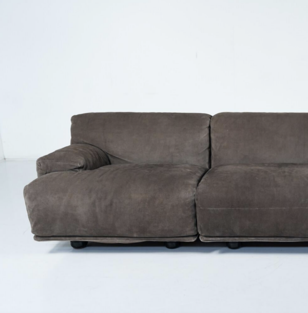 Modular Three-Seater Fiandra Sofa by Vico Magistretti, Cassina - Original Fabric - Image 4