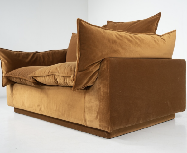 Mid-Century Modern Sofa "Cado" 2 Seater, by Gunnar Gravesen and David Lewis Divano for ICF, Italy, 1970s - New Upholstery - Image 3