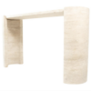 Contemporary Italian Travertine Console