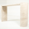 Contemporary Italian Travertine Console - Image 4