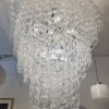 Mid-Century Modern Chandelier by Angelo Mangiarotti for Vistosi, 1970s - Image 5