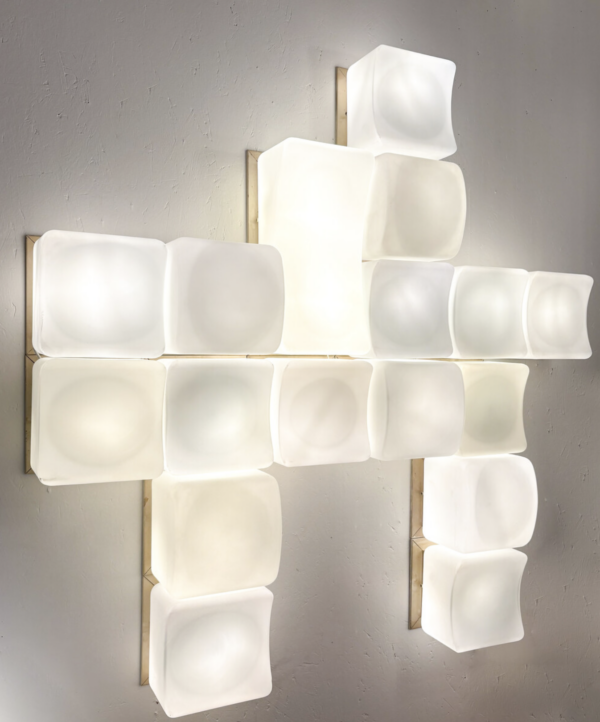Mid-Century Modern Modular Wall light "Onda" by Claudio Salocchi, Lumenform, 1960 - Image 10