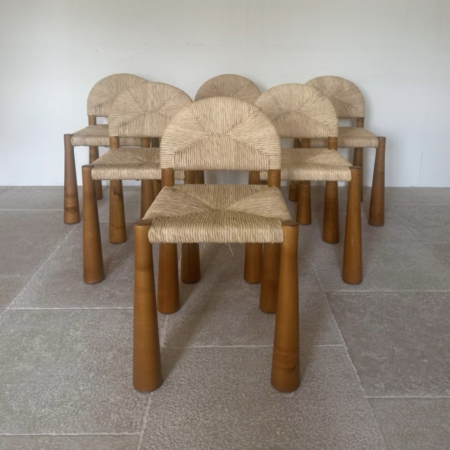 Set of 6 Alessandro Becchi Dining Chairs
