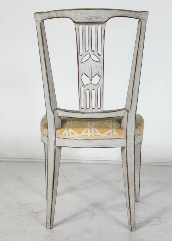 Set of 10 Gustavian Style Dining Chairs - Image 4