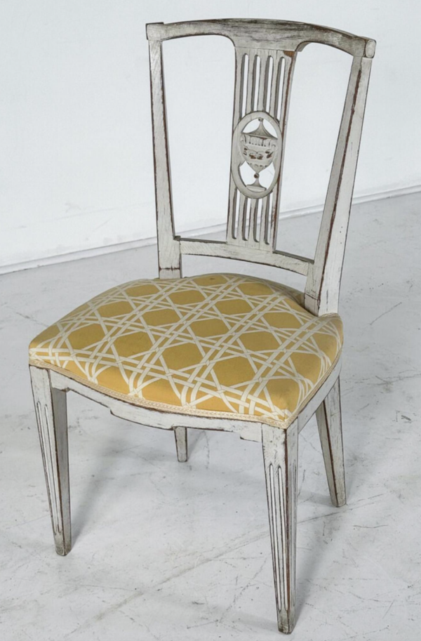 Set of 10 Gustavian Style Dining Chairs - Image 2