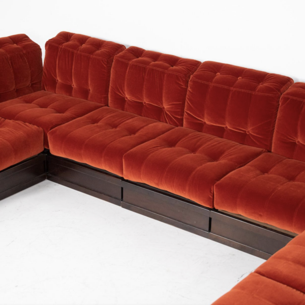 "Can Can" Modular Sofa by Luciano Frigerio for Frigerio Di Desio, 1970s - Image 7