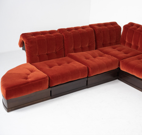 "Can Can" Modular Sofa by Luciano Frigerio for Frigerio Di Desio, 1970s - Image 6