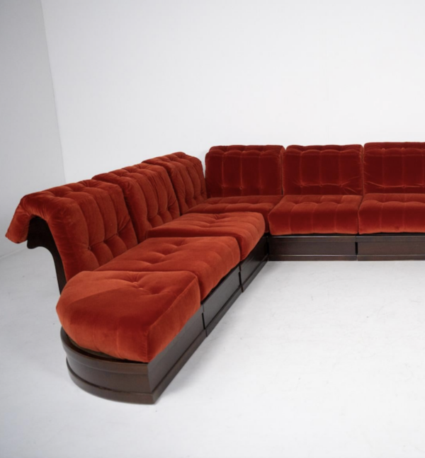 "Can Can" Modular Sofa by Luciano Frigerio for Frigerio Di Desio, 1970s - Image 5