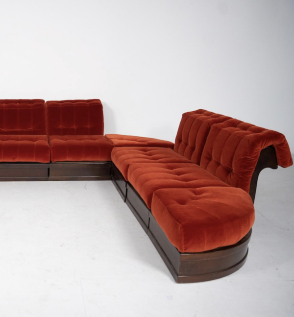 "Can Can" Modular Sofa by Luciano Frigerio for Frigerio Di Desio, 1970s - Image 4