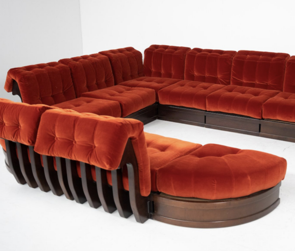 "Can Can" Modular Sofa by Luciano Frigerio for Frigerio Di Desio, 1970s - Image 3