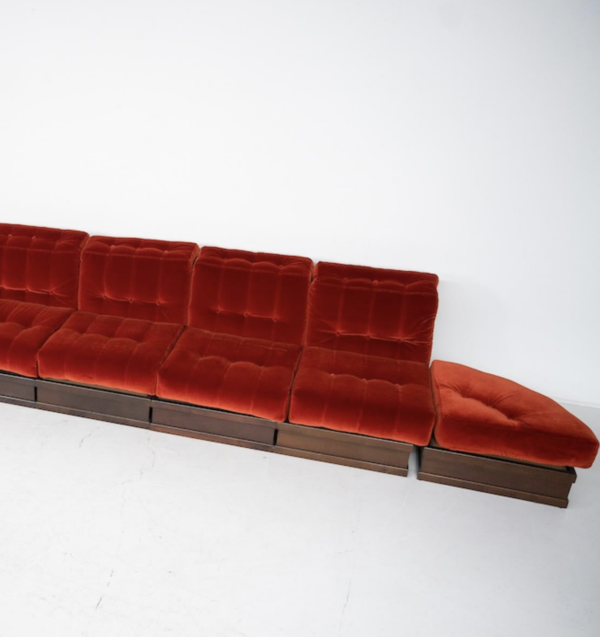 "Can Can" Modular Sofa by Luciano Frigerio for Frigerio Di Desio, 1970s - Image 11