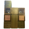 Mid-Century Set of Modular Wooden Cubes by Derk Jan de Vries, 1960s