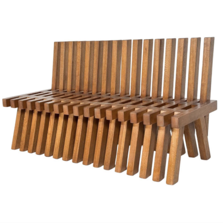 Contemporary Wooden Bench, Italy