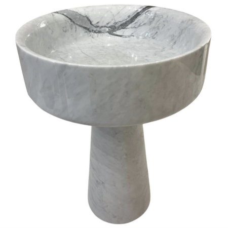 Marble Planter by Angelo Mangiarotti, Italy, 1970s