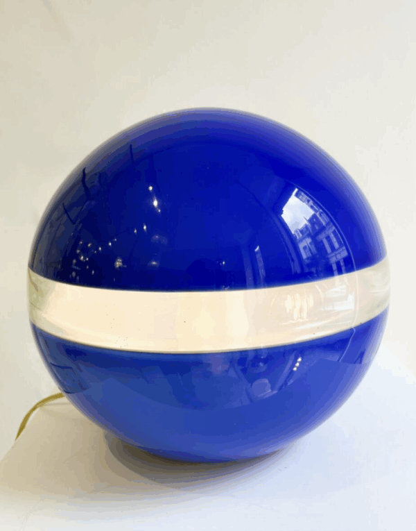 Mid-Century Blue Table Lamp by Carlo Nason for Mazzega, 1960s - Image 4