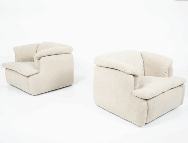 Mid-Century Modern Pair of Armchairs - New Upholstery - Image 7
