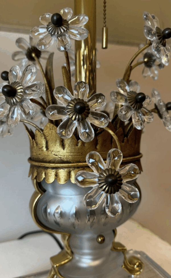 Pair of Flower Basket Table Lamp by Banci Firenze - Image 10