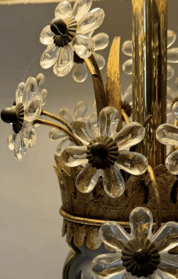 Pair of Flower Basket Table Lamp by Banci Firenze - Image 7