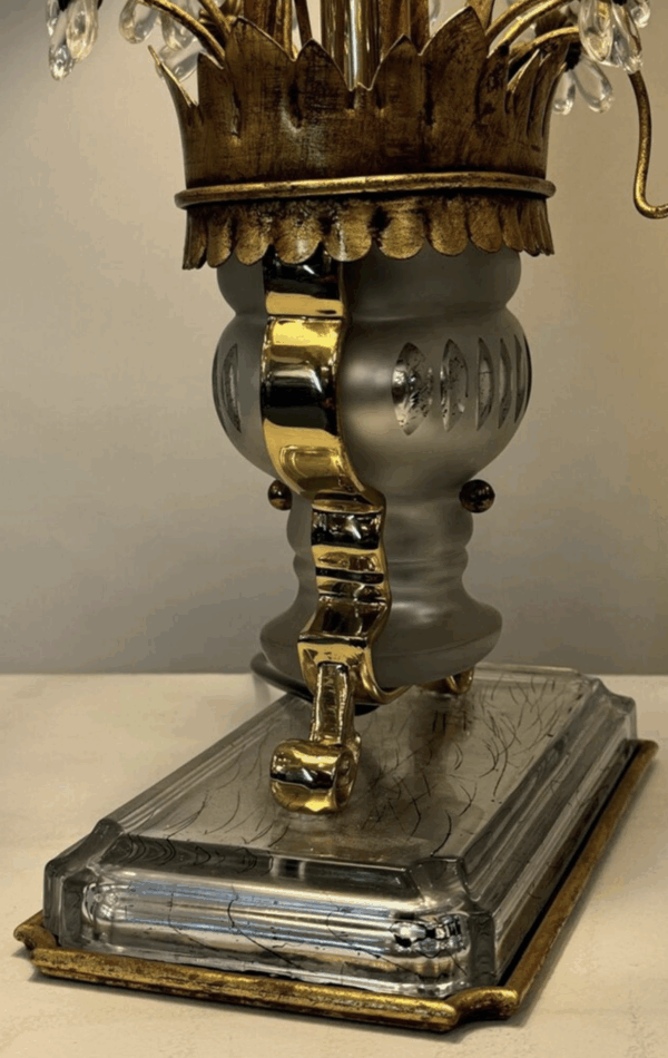 Pair of Flower Basket Table Lamp by Banci Firenze - Image 6