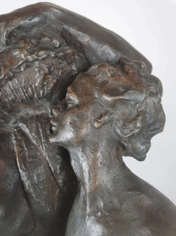 Jos De DECKER, Bronze With Green Patina "Allegory Of Spring" - Image 6