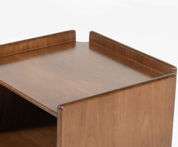 Mid-Century Pair of Wooden Nightstands, Italy, 1960s - Image 7