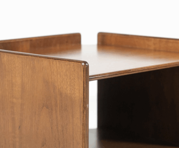 Mid-Century Pair of Wooden Nightstands, Italy, 1960s - Image 6