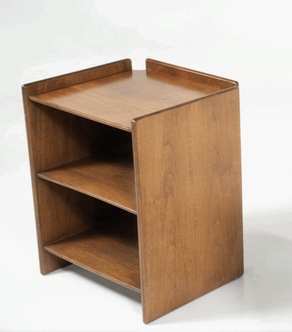 Mid-Century Pair of Wooden Nightstands, Italy, 1960s - Image 3