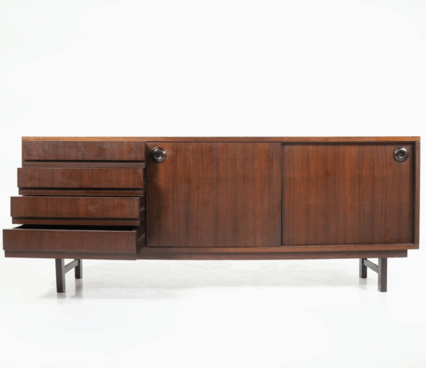 Mid-Century Modern Wooden Sideboard, Italy - Image 12