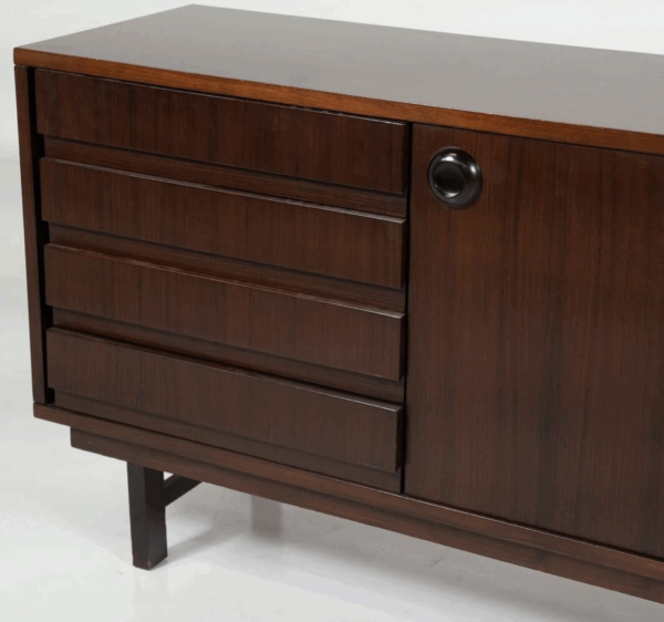 Mid-Century Modern Wooden Sideboard, Italy - Image 10