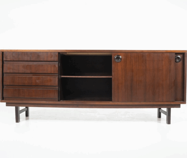 Mid-Century Modern Wooden Sideboard, Italy - Image 5