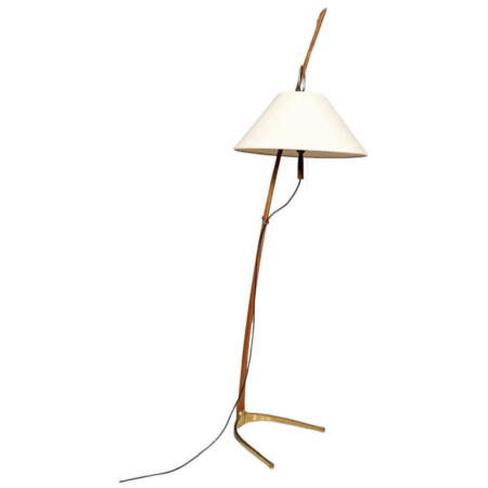 Mid-Century Floor Lamp Model 2076 "Dornstab" by J.T Kalmar, Austria, 1950s