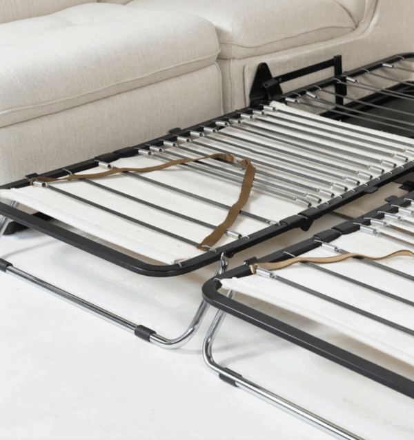 Mid-Century Modern Sofa/ Sofa Bed, Italy, New Upholstery - Image 3