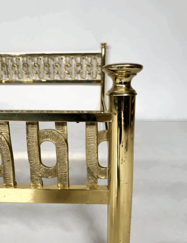 Mid-Century Brass Bed by Angelo Brotto, Esperia, Italy, 1970s - Image 2