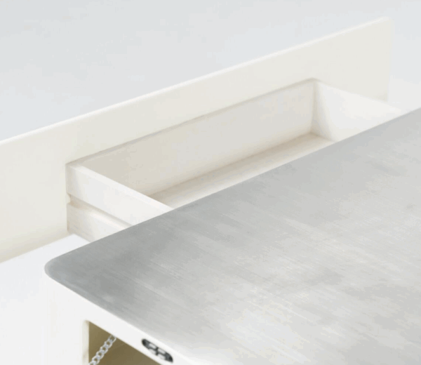 White Caori Coffee Table by Vico Magistretti for Gavina, Italy, 1960s - Image 3