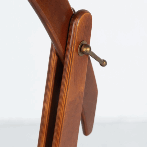Mid-Century Modern Wooden Arc Floor Lamp, Italy, 1960s - Image 10