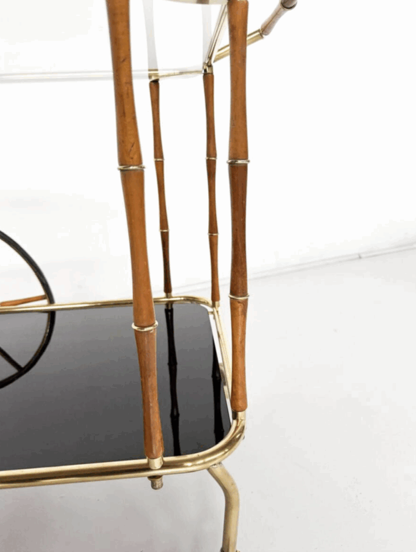 Mid-Century Modern Drinks trolley, 1970s - Image 3