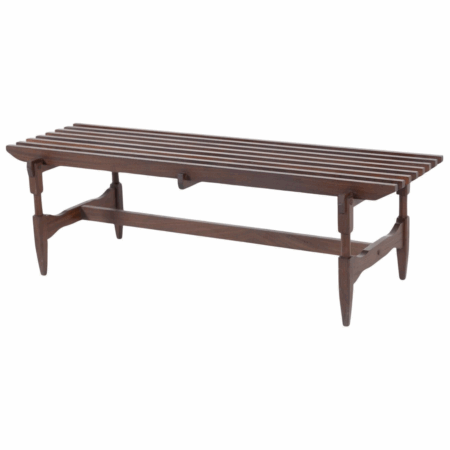 Mid-Century Modern Wooden Bench by Ico and Luisa Parisi, Italy, 1950s