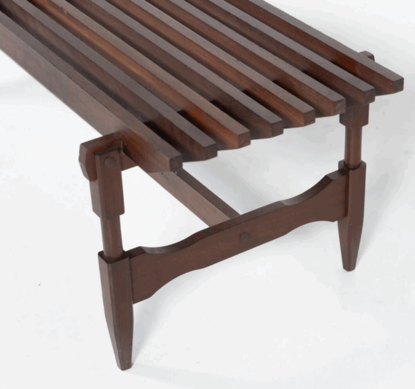 Mid-Century Modern Wooden Bench by Ico and Luisa Parisi, Italy, 1950s - Image 10