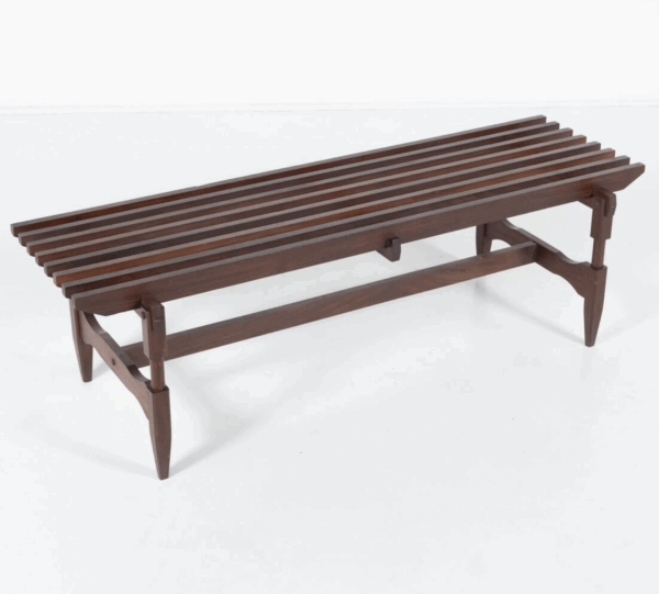 Mid-Century Modern Wooden Bench by Ico and Luisa Parisi, Italy, 1950s - Image 8