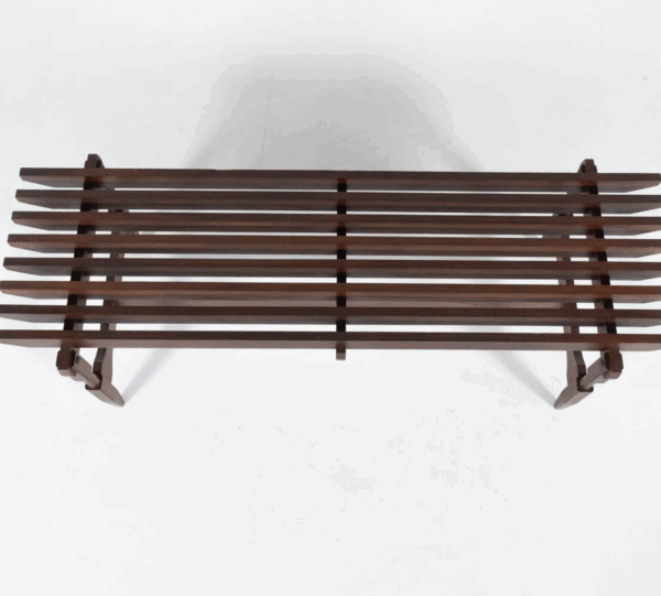 Mid-Century Modern Wooden Bench by Ico and Luisa Parisi, Italy, 1950s - Image 6