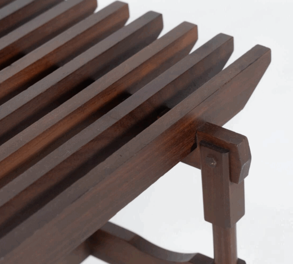 Mid-Century Modern Wooden Bench by Ico and Luisa Parisi, Italy, 1950s - Image 5