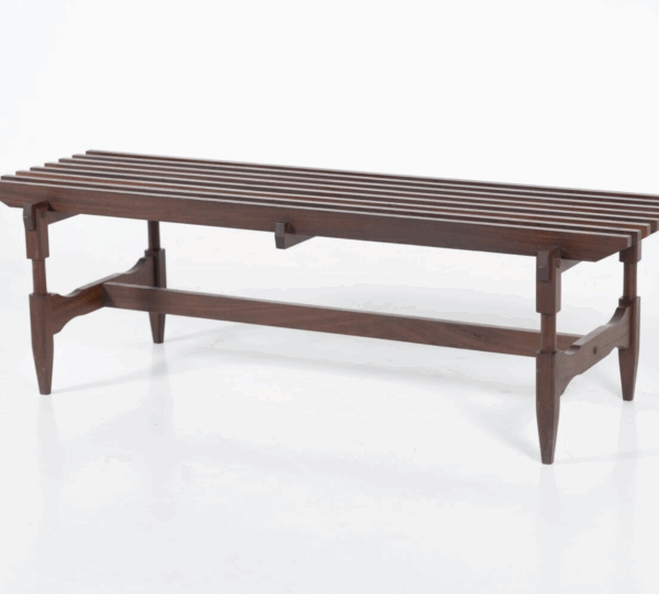 Mid-Century Modern Wooden Bench by Ico and Luisa Parisi, Italy, 1950s - Image 4