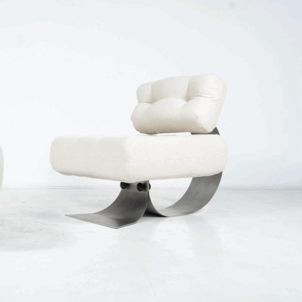 "Alta" Lounge Chair and Ottoman by Oscar Niemeyer for Mobilier International - Image 11