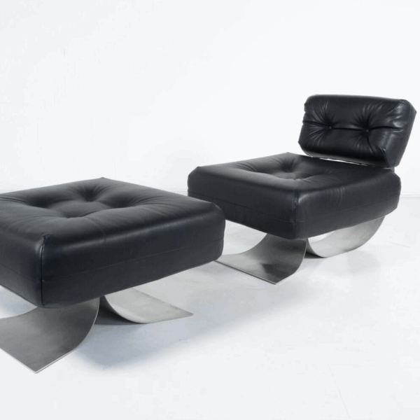 "Alta" Lounge chair and Ottoman by Oscar Niemeyer for Mobilier International - Image 15