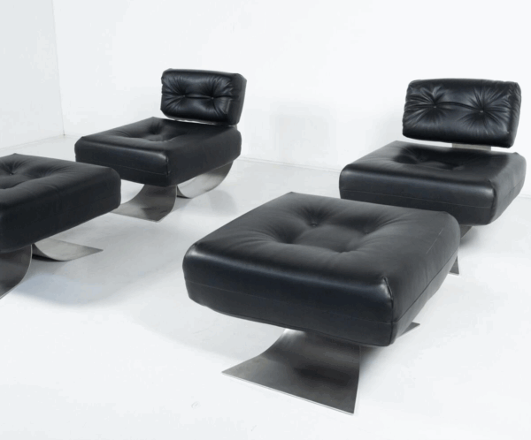 "Alta" Lounge chair and Ottoman by Oscar Niemeyer for Mobilier International - Image 2