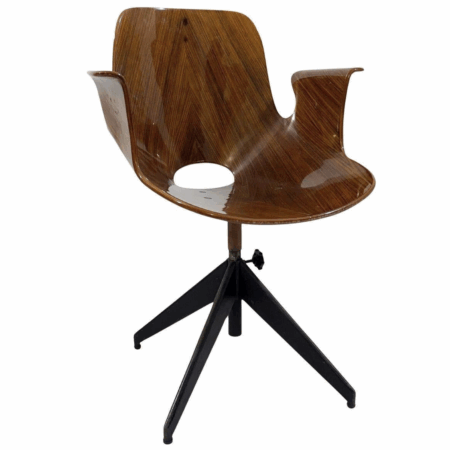 "Medea" Desk Chair by Vittorio Nobili for Fratelli Tagliablue, Italy, 1950s