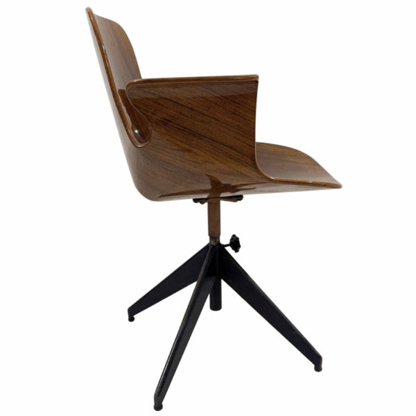 "Medea" Desk Chair by Vittorio Nobili for Fratelli Tagliablue, Italy, 1950s - Image 6