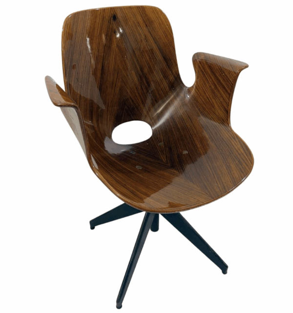 "Medea" Desk Chair by Vittorio Nobili for Fratelli Tagliablue, Italy, 1950s - Image 2