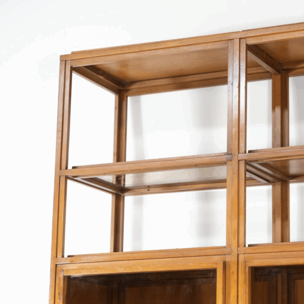 Mid-Century Modern Shelves, Wood and Glass - Image 14