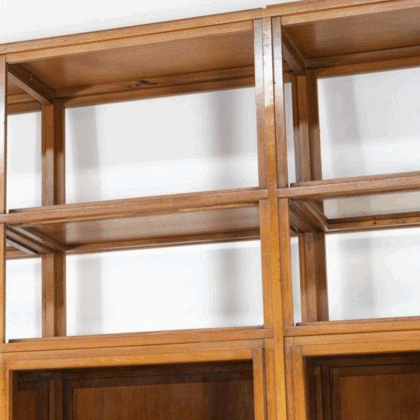 Mid-Century Modern Shelves, Wood and Glass - Image 13